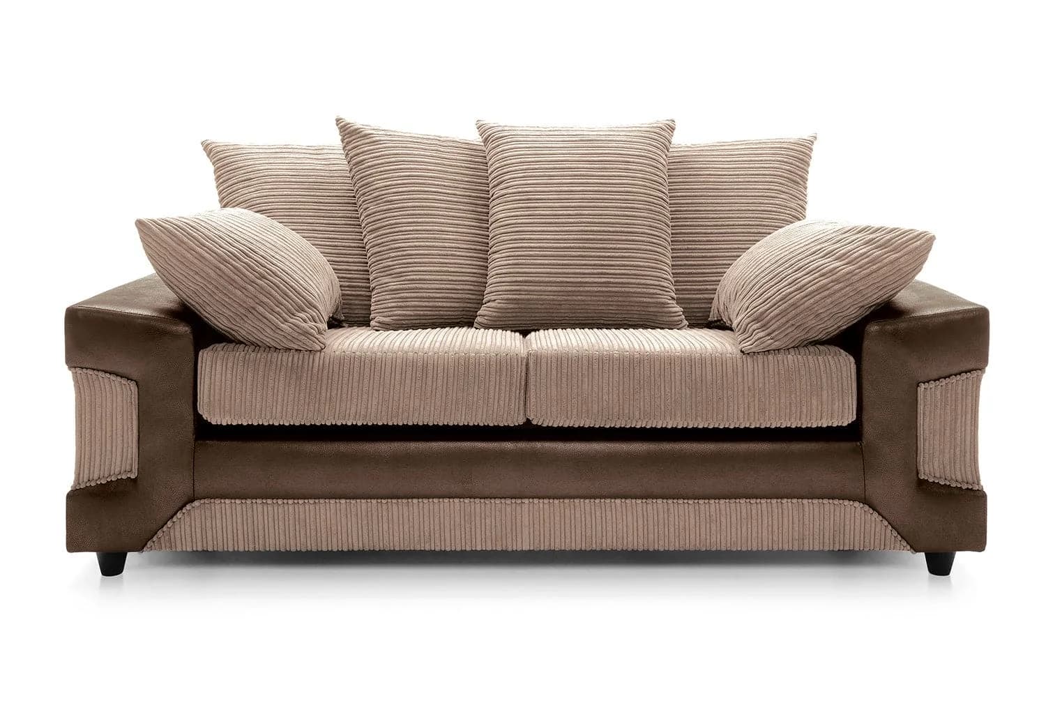 Dino Sofa 3 Seater in Beige & Brown