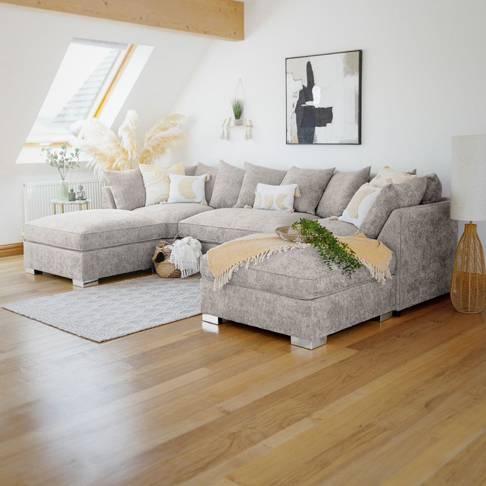Bishop Scatterback Sofa Truffle U Shape Corner