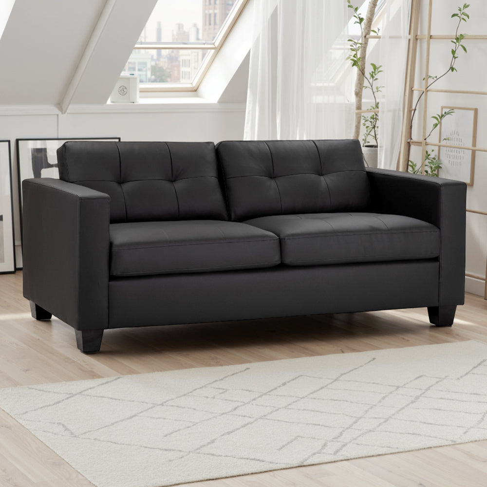 Jerry Sofa Black 3 Seater