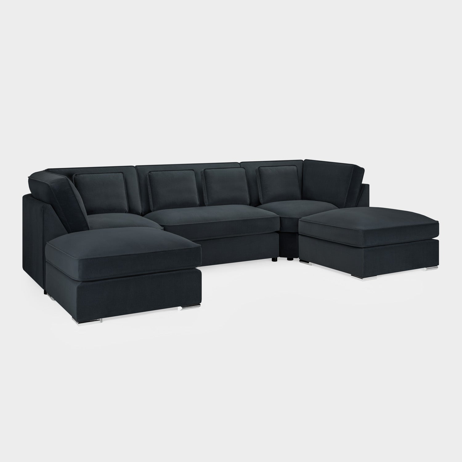 Belgravia Sofa Slate U Shape Corner