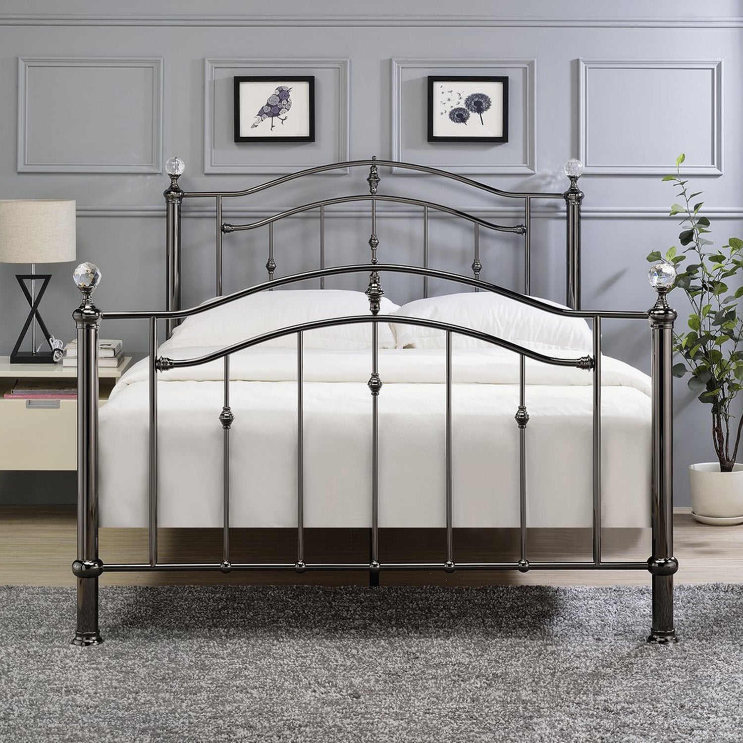 Callisto Bed Frame Double Black