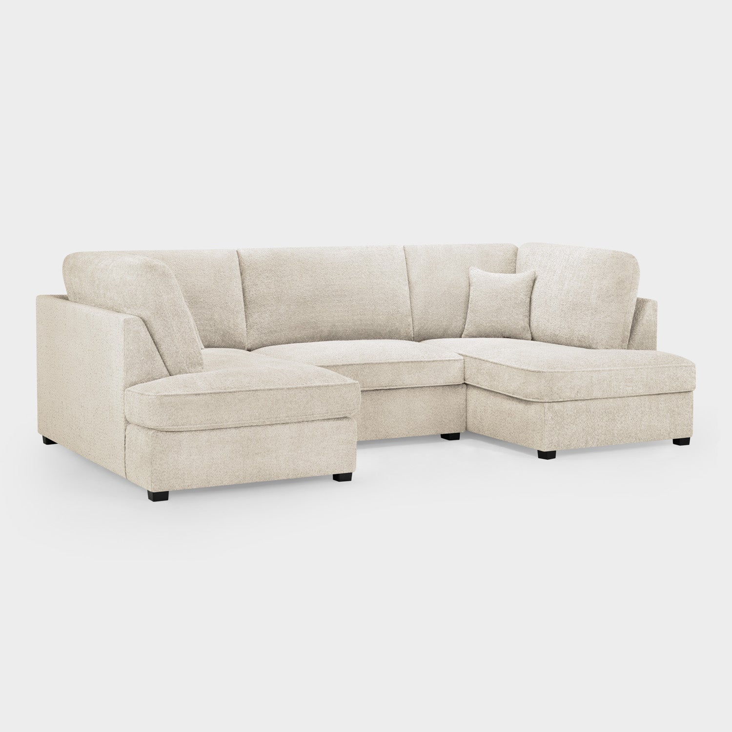 Carnaby Sofa Boucle Beige U Shape Corner