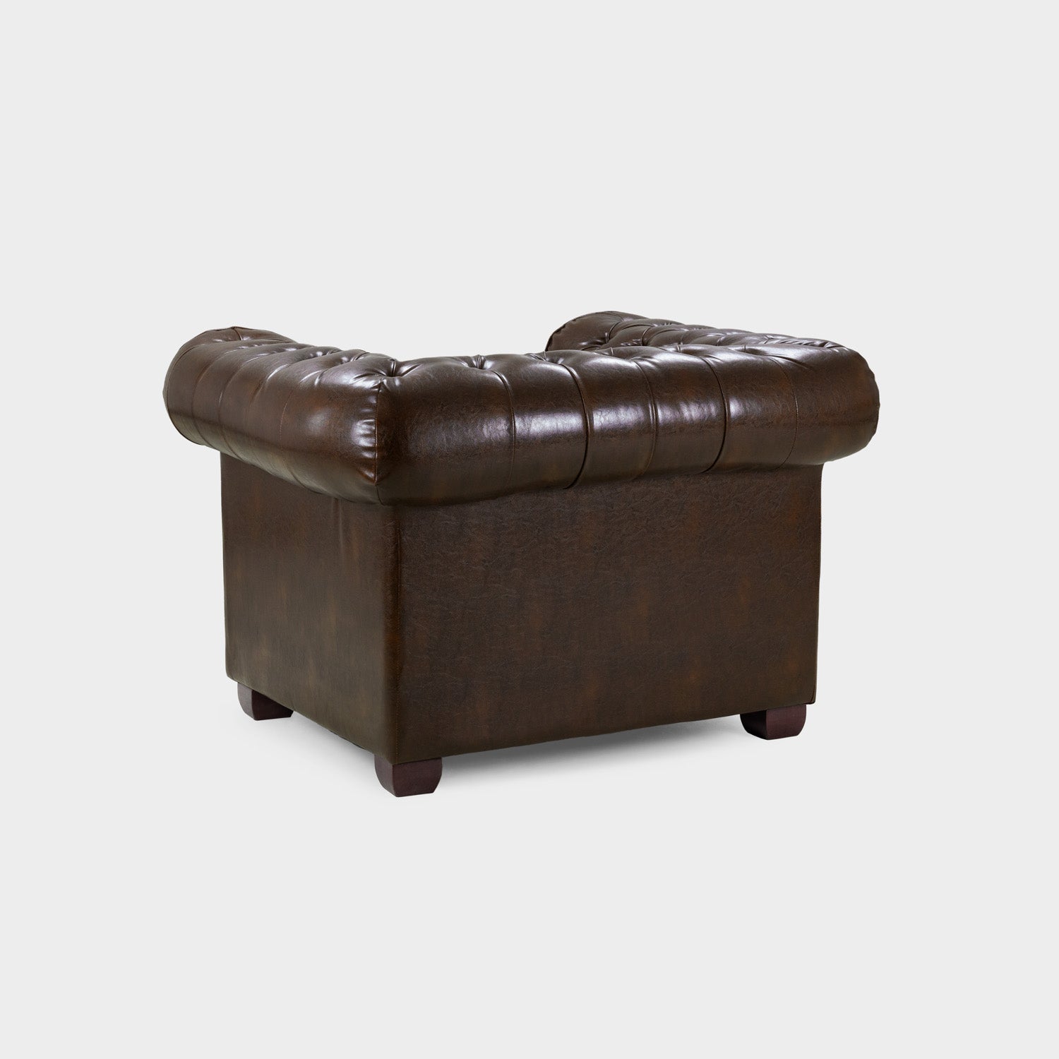 Chesterfield Sofa Antique Brown Armchair