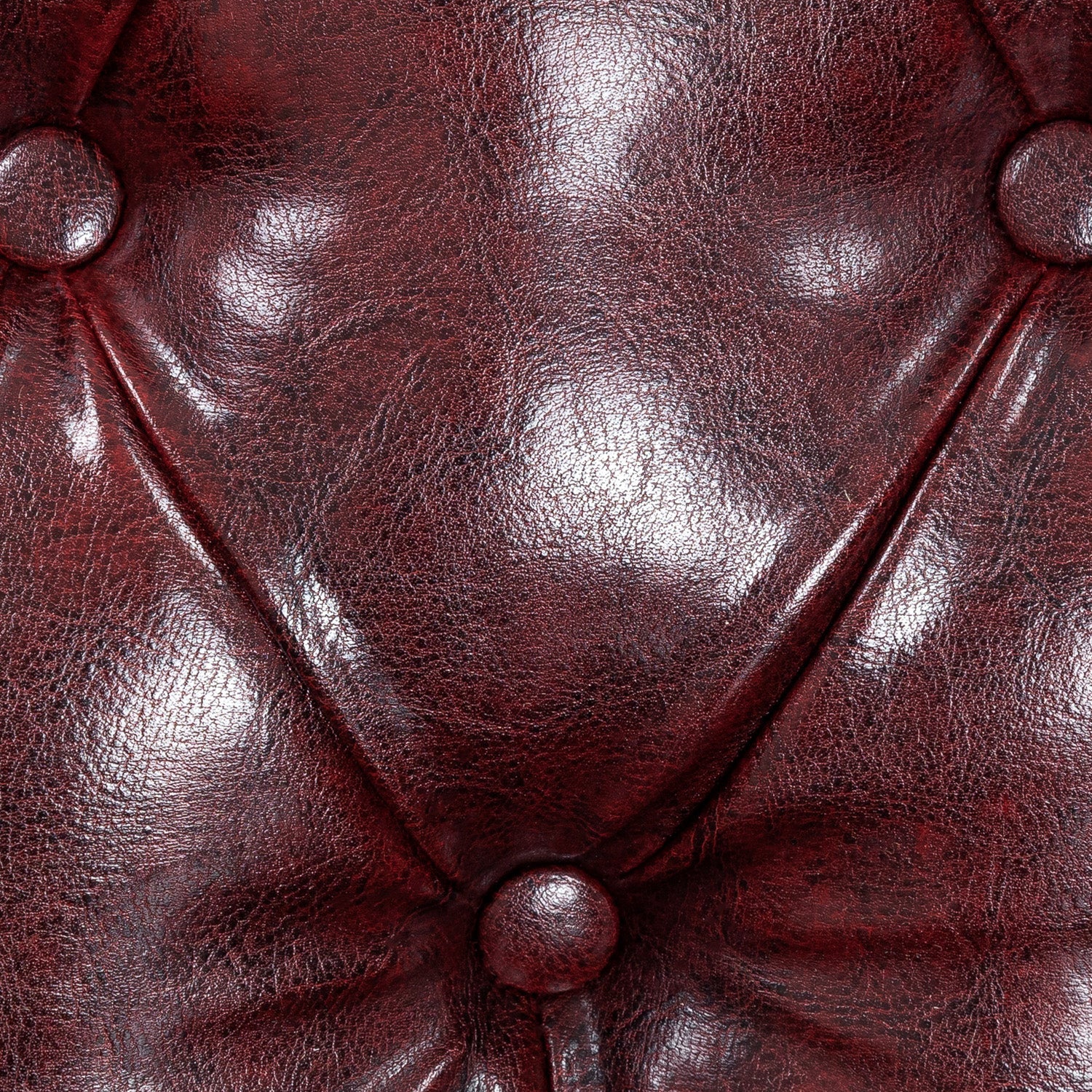 Chesterfield Sofa Oxblood Red 3 Seater