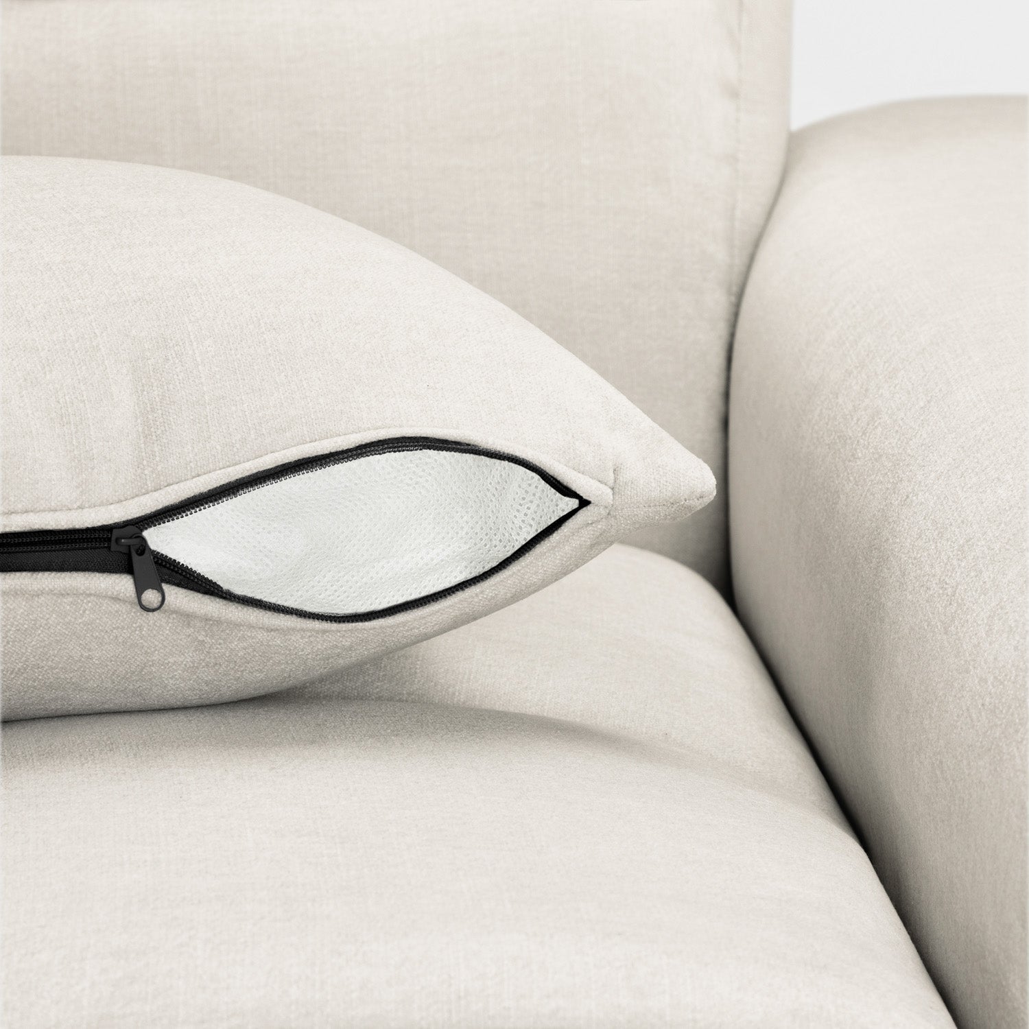 Jacob Sofa Natural Left Hand Facing Corner