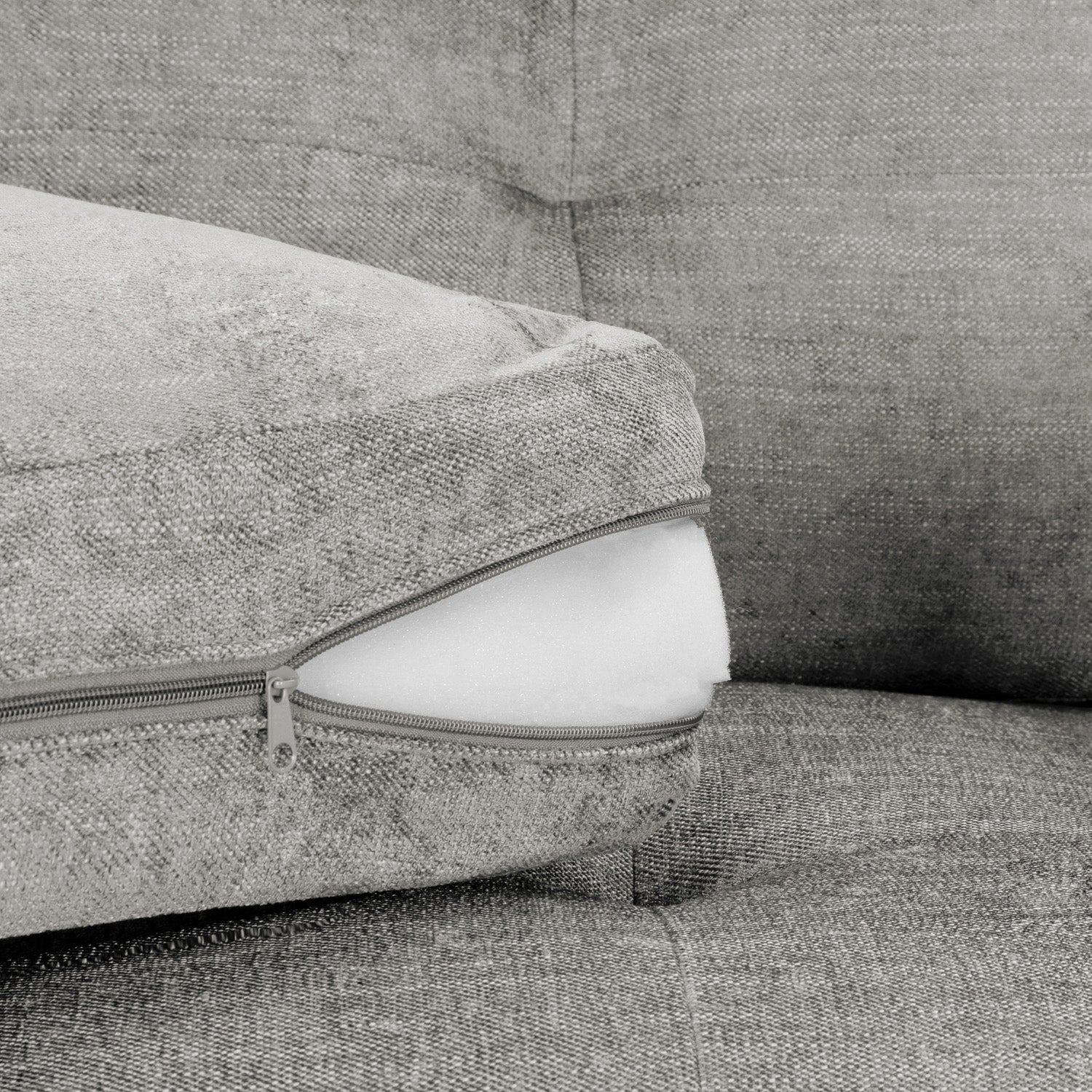 Jerry Sofa Grey Fabric Armchair