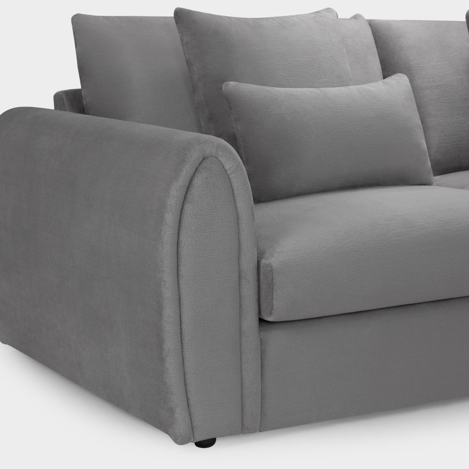 Mirabel Sofa Grey Left Hand Facing Corner