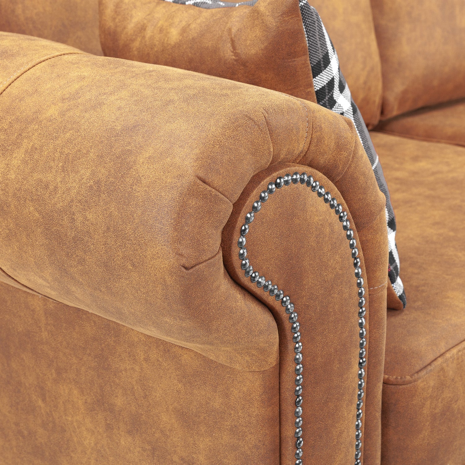 Oakland Sofa Tan Armchair