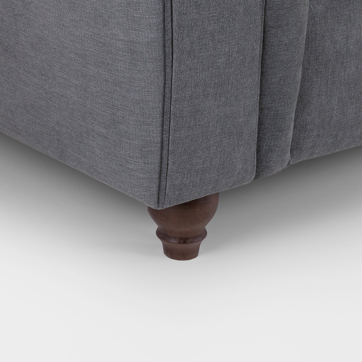 Windsor Fullback Sofa Grey Left Hand Facing Corner